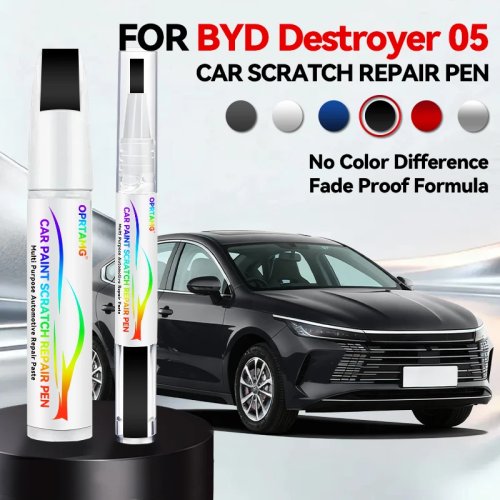 Verfpen voor BYD Destroyer 05 2017-2025, krasverwijderaar, autobedrijf DIY, zwart wit blauw grijs paars