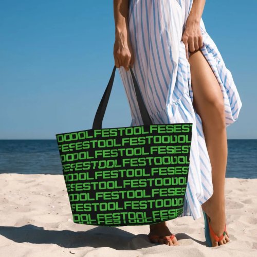 Большая женская сумка-тоут с логотипом Festool – для пляжа, спорта, йоги, путешествий и фитнеса