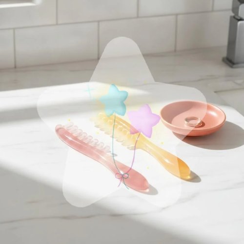 Peine de masaje para el cuero cabelludo de resina con dientes redondeados suaves y mango cómodo – Desenredante para todo tipo de cabello