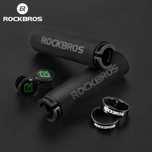 ROCKBROS 自転車グリップ 滑り止め 衝撃吸収 スポンジ製 ロードバイク&MTB用