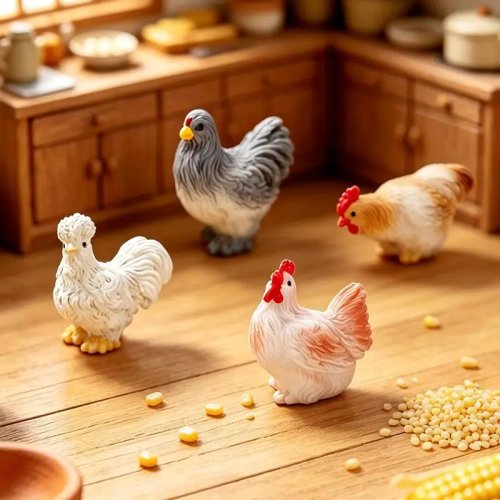Pingentes de resina 3D de pintainho para artesanato: chaveiros, decoração de telemóvel e miniaturas