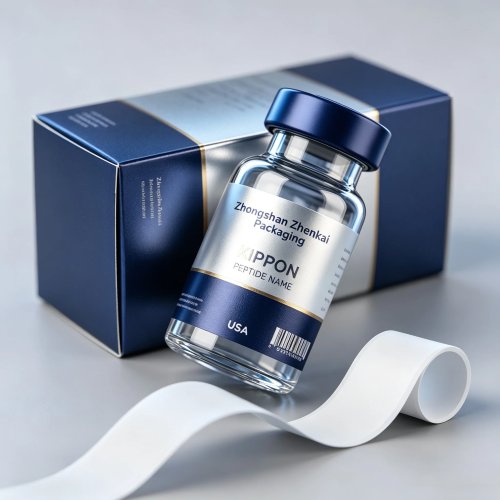 3ml 10ml ビューティーバイアル カスタムプレミアムペプチドラベルボックス 耐スクラッチ防水ビニールステッカー