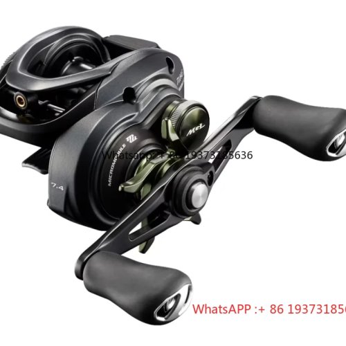 Carrete de baitcasting Curado MGL de perfil bajo, mano izquierda/derecha, para pescar carpa en río y lago