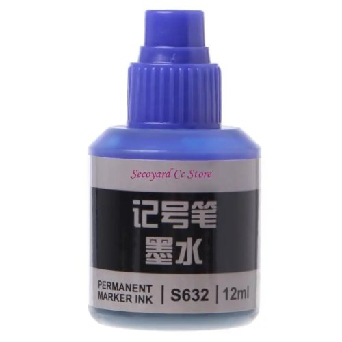 N3UC 12ml Dip Pen Ink Bottle - Black/Blue/Red - Fountain Pen Ink for Writing and Art