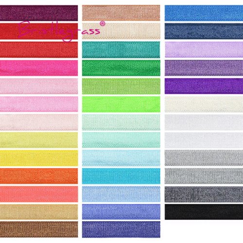 Cinta elástica de satén brillante, no plegable, 10 mm (3/8 de pulgada) – para tirantes de brasier, cintas para el cabello y costura (2, 5, 10 yardas)