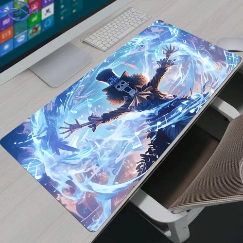 Bàn di chuột cỡ lớn One Piece Anime, tấm trải bàn gaming