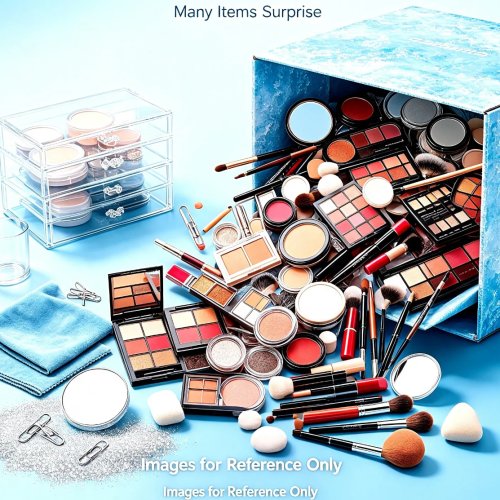Multi Makeup Combo Surprise Box - Eyeshadow, Lipstick, Brushes, Random Style
