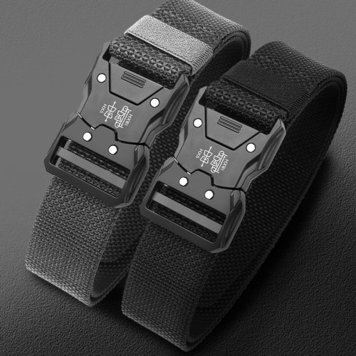 Cintura tattica con fibbia automatica resistente per avventure all'aperto, unisex