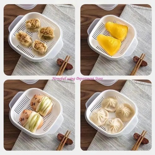 Contenitore per riso adatto al microonde e al freezer, scatola da cucina