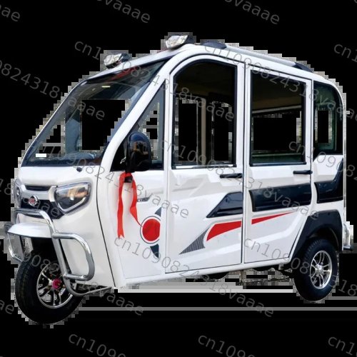 Triciclo eléctrico Chang Li para 4 adultos con asiento para pasajero
