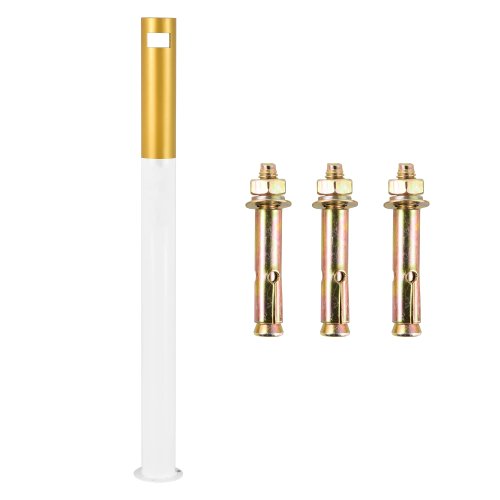 Cinzeiro de pé para exterior, grande capacidade, aço carbono resistente, recipiente para beatas à prova de intempéries, suporte comercial para cinzas para edifícios de escritórios, hotéis, centros comerciais, restaurantes, bares, terraços, zona pública pa
