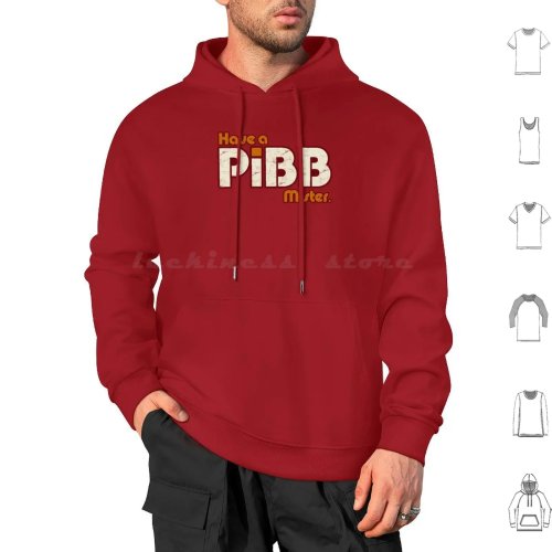 Hoodie Distressed Have A Pibb Lengan Panjang - Grafis Soda Pibb Retro Vintage