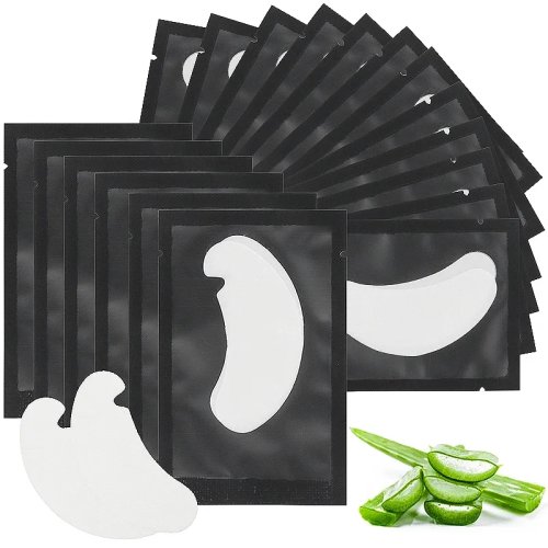 50-500 Paar Augenpflaster für Wimpernverlängerung, Under-Eye-Patches, Wimpern-Sticker