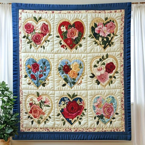 Cobija de franela con estampado de corazones y flores - Extra suave para sillón, oficina, viaje, regalo cálido