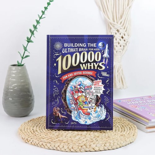 100 000 Pourquoi : Créer le cerveau ultime – Livre de science amusante avec dessins animés pour l'apprentissage STEM (version anglaise)