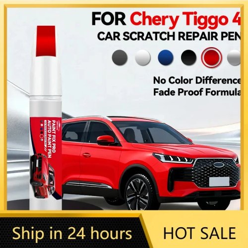 Lackstift für Auto für Chery Tiggo 4 / 4Pro 2017-2024, Kratzer Reparatur, Farbe: Blau, Silber, Weiß, Rot, Grau