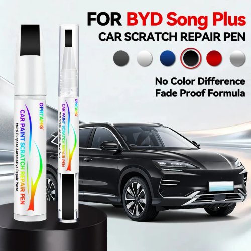 Marcador de pintura para auto BYD Song PLUS – Reparación de rayones, Colores: Blanco, Rojo, Negro, Azul, Gris