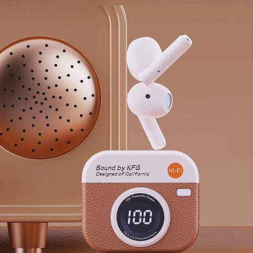 Беспроводные наушники Q86 Bluetooth 5.3 с цифровым LED-дисплеем, 24 часа работы, звук HiFi, водонепроницаемые для спорта и игр