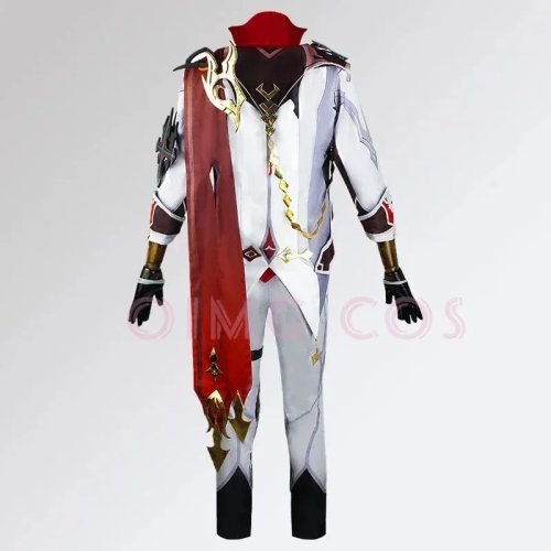 Disfraz de cosplay de Tartaglia de Genshin Impact con peluca para hombre Anime Halloween