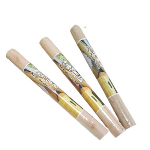 Rolling Pin Kayu Halus untuk Pizza dan Baking - Kecil dan Kokoh