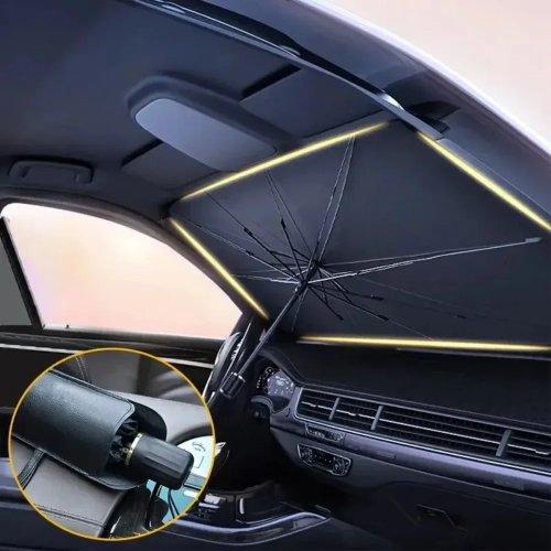 Автопарасоль для лобового скла автомобіля, захист від сонця, захист салону