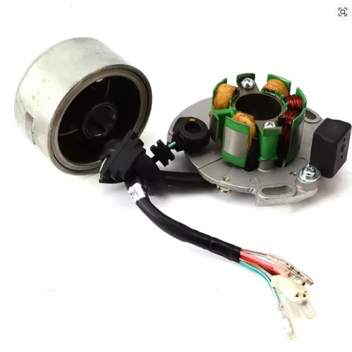 AC ontstekingsmagneet stator rotor kit voor Lifan 150cc liggende motor, voor dirt pit bike monkey