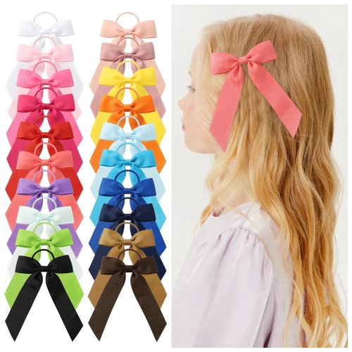 Strik haarbanden voor peutermeisjes, cheerleader hoofdbandjes, feest haaraccessoires voor kinderen, effen