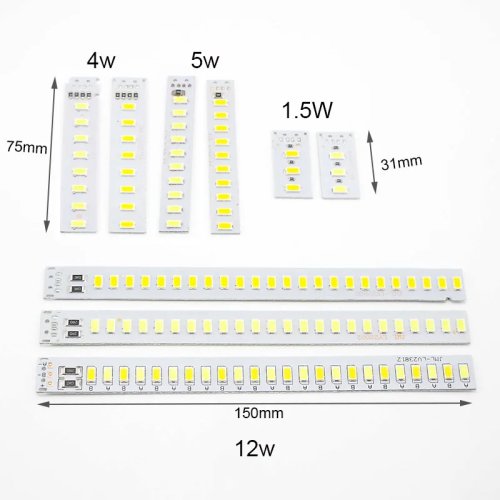 Chip LED 5730 SMD 5V DC 5W 6W 10W, Płytka z pojedynczymi diodami do lampki nocnej, DIY, Biały/Ciepły biały
