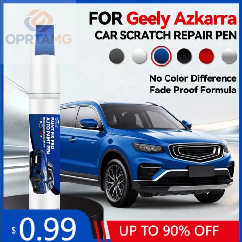 Bolígrafo de reparación de pintura para Geely Azkarra – Corrector de arañazos – Accesorio de automóvil DIY – Negro Blanco Plateado Gris Azul Rojo