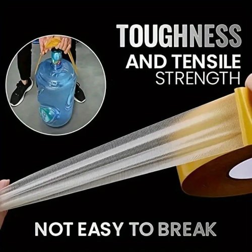 Strong Adhesive Double Sided Mesh Tape, Durable Cloth Tape for Carpet, Floor, Craft & Multipurpose Use