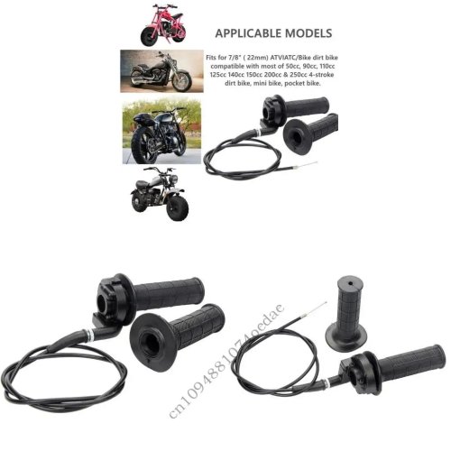 Ergonomischer Gasgriff für ATV und Mini-Bikes 110-250CC, korrosionsbeständig