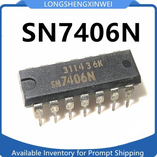 1pc SN7406N 7406N IC Hex Inverter Buffer DIP-14