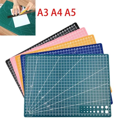 A3 A4 A5 PVCカッティングマット、作業台、パッチワーク、裁縫、DIY、革彫刻用カッティングボード