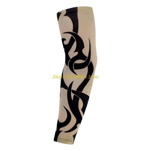 N5KE Kühlende Armstulpen für Tätowierer und Outdoor-Sport, Unisex Hip-Hop-Stil