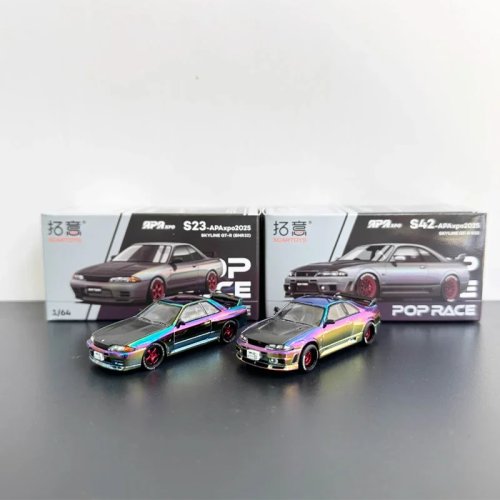POP RACE XCARTOYS 1:64 Nissan Skyline GT-R R32 и R33 Модель Diecast из сплава, Игрушка для мальчиков, Коллекционная