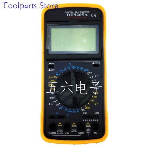 Kit de enseñanza de multímetro digital DT9205A para prácticas de soldadura y electrónica DIY