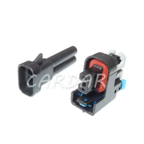 Conector de injetor de 2 pinos 15326181 15411633 para arnês de cablagem automóvel (conjunto de 2)