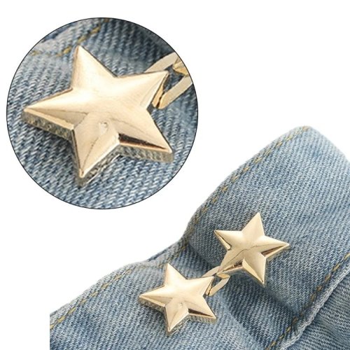 Bottoni stella regolabili per stringere la vita dei jeans
