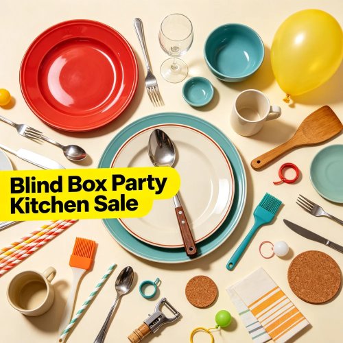 Warm Tone Tableware Mystery Box - Create a Cozy Dining Atmosphere with Beautiful Random Pieces