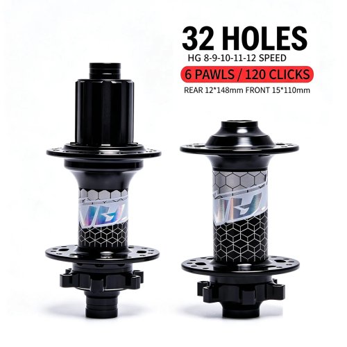 TANKE Втулка MTB BOOST 148мм, 120 клацань, 6 собачок, підшипники, 32H HG дискове гальмо Micro Spline для 8-12 швидкостей
