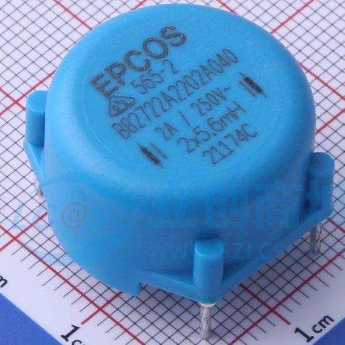 5 PCS B82722A Filtro de Modo Común 2202A040 2A 70°C 250V 2x5,6mH UL94V-0 DIP