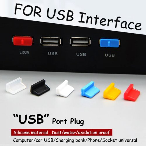 USB Staubschutz für Laptop, Anti-Staub-Abdeckung für Computeranschlüsse (1/5/10/20 Stück)