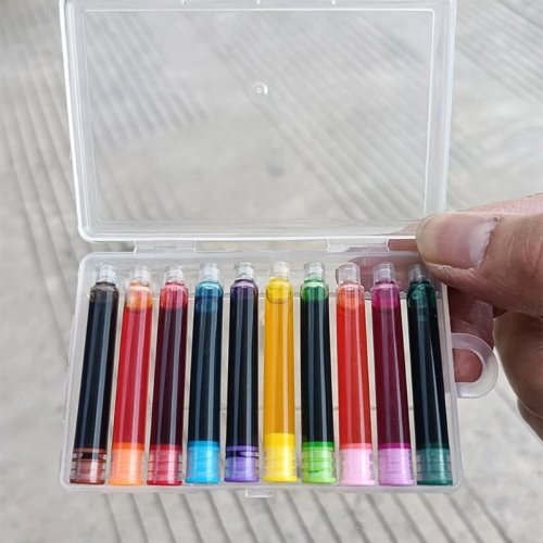 10 ชิ้น ไส้เปลี่ยนเส้นผ่านศูนย์กลาง 3.4 มม. สีคละ กล่องใส