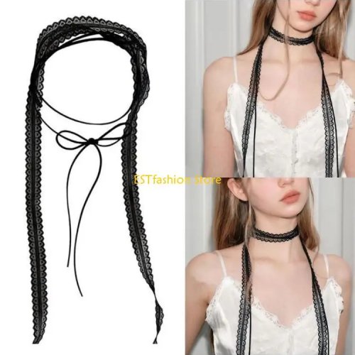 Bufanda larga y estrecha para mujer, elegante, moderna y sofisticada para uso diario