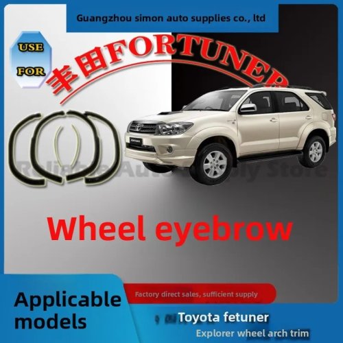 Parafanghi, minigonne laterali e protezioni paraurti per Toyota Fortuner stile thailandese