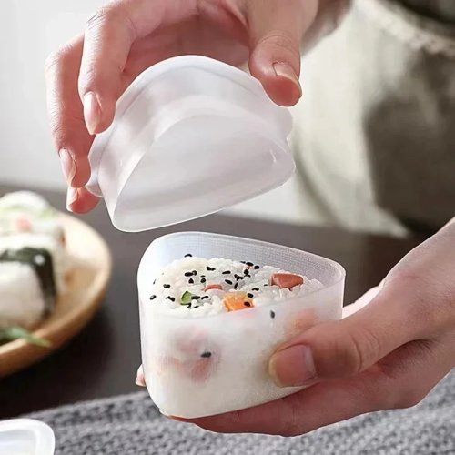 삼각 주먹밥 틀과 초밥 만들기 세트 - DIY 주방 액세서리