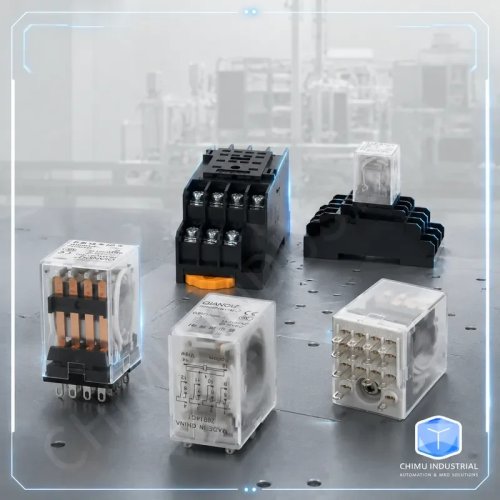 Relais électromagnétique miniature CHIMU INDUSTRIAL 14 broches, contact en argent, DC/AC, pour HH54PL MY4NJ