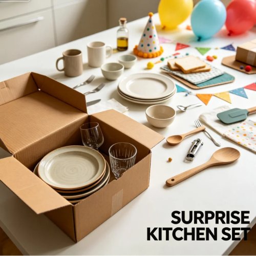 Caja sorpresa de accesorios de comedor secretos, artículos premium aleatorios para mesa, gran regalo para amantes del hogar y entusiastas de la decoración de mesas