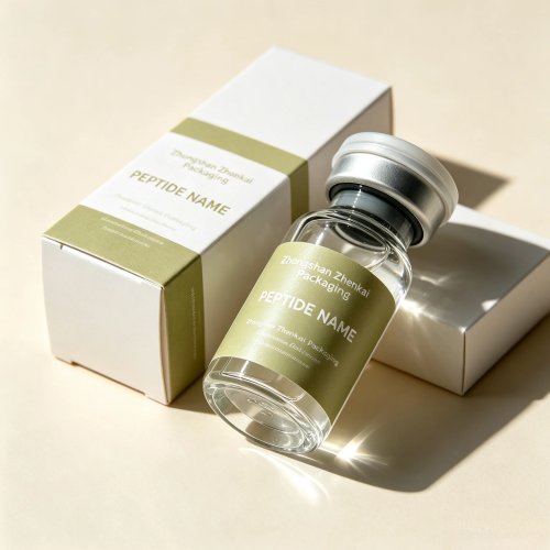 Nhãn tùy chỉnh Peptide cho lọ 3ml 5ml 10ml - Nhãn dán tự dính và hộp đóng gói cho chai skincare và tập luyện