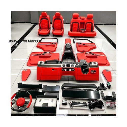 Kit de conversión interior para G Wagon 2025 para W463 2002-2018, actualización a W465 G63, consola central, volante a la derecha